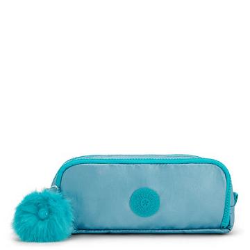 Kipling Gitroy Metallic Pencil Case Táska Bézs Türkiz | HU 2120PJ